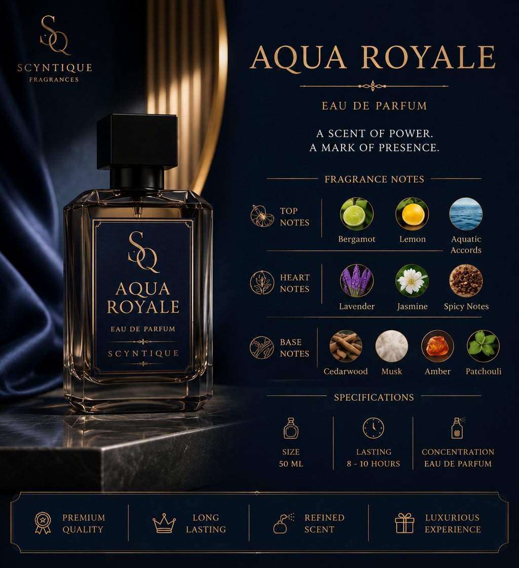 Aqua Royal – Eau de Parfum for Men | Scyntique