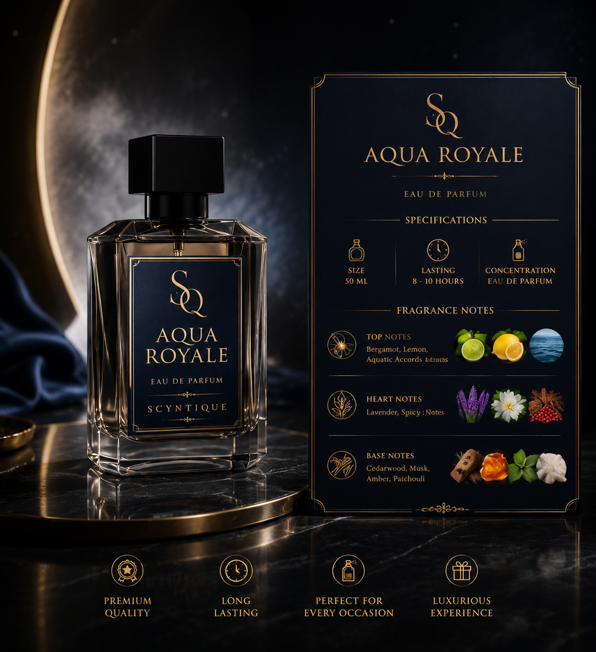 Aqua Royal – Eau de Parfum for Men | Scyntique